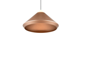 LAGUNA - Nowoczesna lampa wisząca 1xLED zintegrowany 2300+3000+4000K - kolor brązowy i odcienie brązu