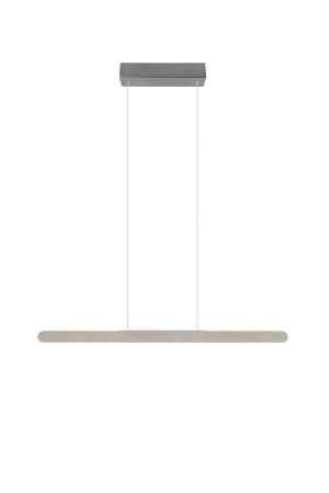 HELIOS - Nowoczesna lampa wisząca 1xLED zintegrowany 2700-6500K - kolor srebrny i odcienie srebra