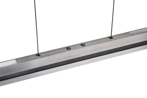 EMERSON - Nowoczesna lampa wisząca 1xLED zintegrowany 2700-5000K - kolor srebrny i odcienie srebra