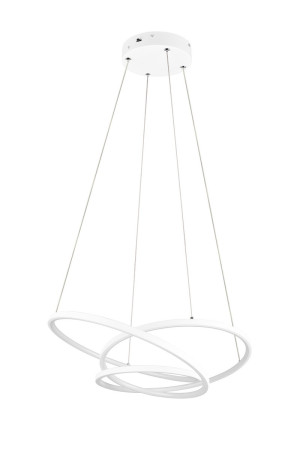 DARVIN - Nowoczesna lampa wisząca 1xLED zintegrowany 2300-3000-4000K - kolor biały