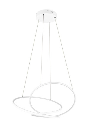 DARVIN - Nowoczesna lampa wisząca 1xLED zintegrowany 2300-3000-4000K - kolor biały