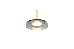 CELESTE - Nowoczesna lampa wisząca 1xLED zintegrowany 3000K - kolor czarny