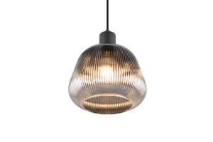 TARIFA - Wisząca lampa nowoczesna 1xE27 - kolor czarny