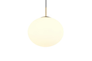 FOMENTO - Wisząca lampa nowoczesna 1xE27 - kolor złoty i odcienie złota