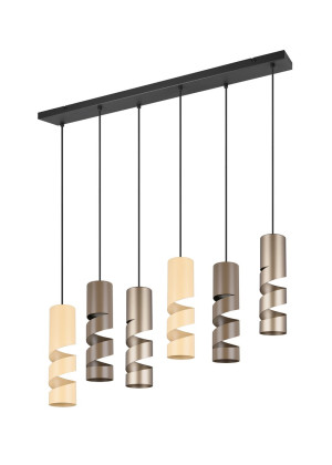 STREAM - Wisząca lampa nowoczesna 6xGU10