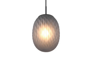 FACETTE - Wisząca lampa nowoczesna 1xE27 - kolor czarny