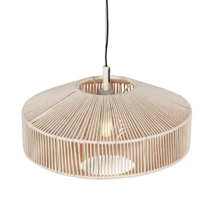 SVEA - Wisząca lampa nowoczesna 1xE27 - kolor beżowy