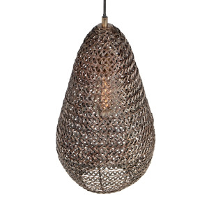 ZIVA - Wisząca lampa nowoczesna 1xE27 - kolor złoty i odcienie złota