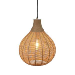 JANNE - Wisząca lampa nowoczesna 1xE27 - kolor naturalny