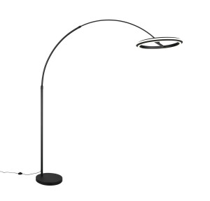 AMADOR - Lampa podłogowa 1xLED zintegrowany 2300+3000+4000K - kolor czarny