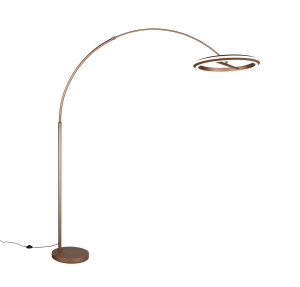 AMADOR - Lampa podłogowa 1xLED zintegrowany 2300+3000+4000K - kolor beżowy