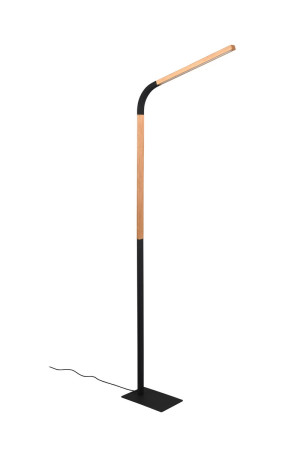 NORRIS - Lampa podłogowa 1xLED zintegrowany 3000K - kolor czarny