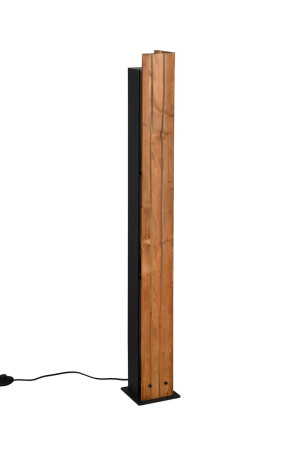 KARUNI - Lampa podłogowa 3xE27 - kolor drewno jasne i ciemne