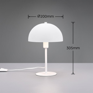 NOLA - Lampa stołowa 1xE14 - kolor biały