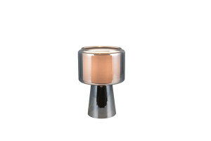 ROCKA - Lampa stołowa 1xE14 - kolor szary i odcienie szarości