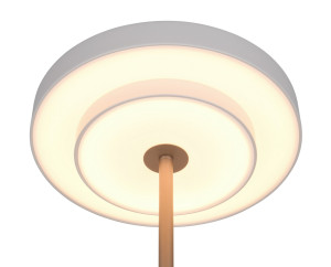 KEATON - Lampa stołowa 1xLED zintegrowany 2300-4000K - kolor szary i odcienie szarości