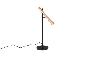 FIATO - Lampa stołowa 1xLED zintegrowany 2300-3000-4000K - kolor czarny