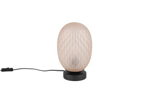 FACETTE - Lampa stołowa 1xE27 - kolor czarny