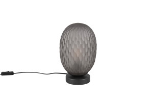 FACETTE - Lampa stołowa 1xE27 - kolor czarny