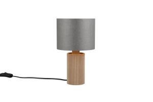 CANIO - Lampa stołowa 1xE14 - kolor brązowy i odcienie brązu
