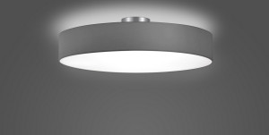 HOTEL - Nowoczesna lampa sufitowa 5xE27 - kolor srebrny i odcienie srebra