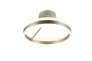 DIOS - Nowoczesna lampa sufitowa 1xLED zintegrowany 2300-3000-4000K - kolor srebrny i odcienie srebra