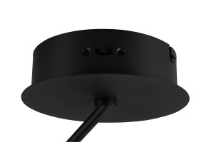DIOS - Nowoczesna lampa sufitowa 1xLED zintegrowany 2300+3000+4000K - kolor czarny
