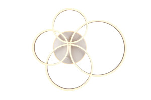 DRAKE - Nowoczesna lampa sufitowa 1xLED zintegrowany 2700-6500K - kolor srebrny i odcienie srebra