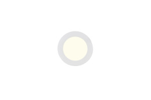 KIBO - Sufitowe oczko podtynkowe 1xLED zintegrowany 3000+4000+6000K - kolor biały