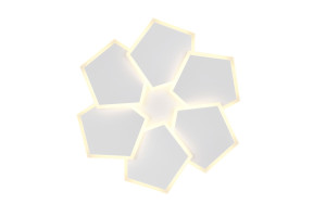 ZAYA - Nowoczesna lampa sufitowa 1xLED zintegrowany 2700-6500K - kolor biały