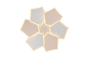 ZAYA - Nowoczesna lampa sufitowa 1xLED zintegrowany 2700-6500K - kolor beżowy