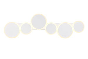 OVELA - Nowoczesna lampa sufitowa 1xLED zintegrowany 2700-6500K - kolor biały