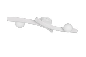 NAPOLI - Nowoczesna lampa sufitowa 1xLED zintegrowany 2300+3000+4000K - kolor biały