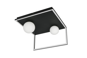AROLA - Nowoczesna lampa sufitowa 1xLED zintegrowany 2300+3000+4000K - kolor czarny