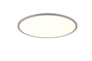 YUMA - Nowoczesna lampa sufitowa 1xLED zintegrowany 3000-6500K - kolor srebrny i odcienie srebra
