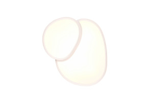 RISE - Nowoczesna lampa sufitowa 1xLED zintegrowany 2700-6500K - kolor biały