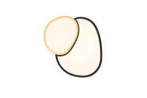RISE - Nowoczesna lampa sufitowa 1xLED zintegrowany 2700-6500K - kolor czarny