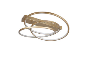 DARVIN - Nowoczesna lampa sufitowa 1xLED zintegrowany 2300-3000-4000K - kolor złoty i odcienie złota