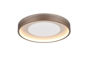 SOLEA - Nowoczesna lampa sufitowa 1xLED zintegrowany 3000K - kolor brązowy i odcienie brązu