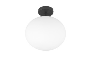 FOMENTO - Nowoczesna lampa sufitowa 1xE27 - kolor czarny