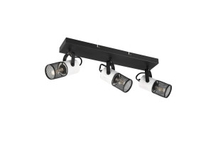 TOSH - Lampa sufitowa - reflektorki 3xE14 - kolor czarny