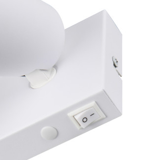 SHARP - Lampa - montaż do sufitu i ścian 1xGU10 - kolor biały