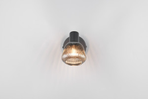 TARIFA - Lampa ścienna 1xE14 - kolor czarny