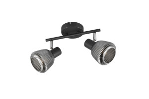 TARIFA - Lampa sufitowa - reflektorki 2xE14 - kolor czarny