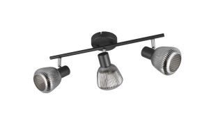 TARIFA - Lampa sufitowa - reflektorki 3xE14 - kolor czarny