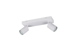 SOKA - Lampa sufitowa - reflektorki 2xGU10 - kolor biały