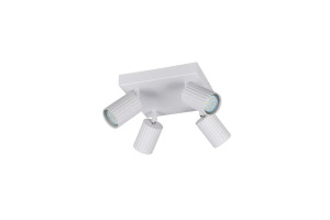 SOKA - Lampa sufitowa - reflektorki 4xGU10 - kolor biały