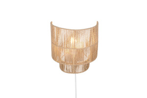 SATNA - Nowoczesna lampa ścienna 1xE27 - kolor biały