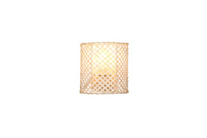 BINA - Nowoczesna lampa ścienna 1xE27 - kolor beżowy
