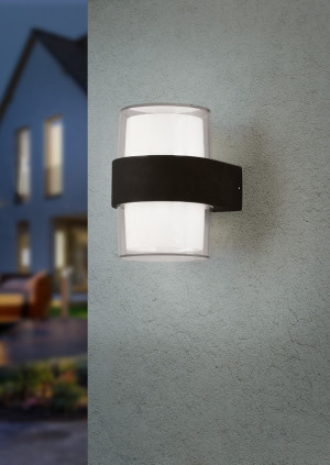 MOLINA IP54 - Zewnętrzna lampa ścienna 2xLED zintegrowany 3000K - kolor antracyt